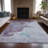 Machine Washable Indoor/Outdoor Xhevrie Lavender Rug-112123110