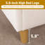 Base de lit tapissier avec tête de lit à oreilles Deeb-609195246-609195244