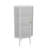 3-Tiers Coner Cabinet Glass Doors and Storage Shelves-1239028038