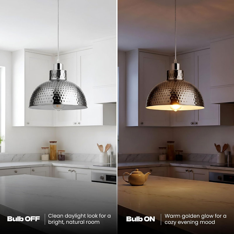 - Light Pendant, Yes, Chrome