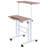 Adjustable Solid Wood Top Metal Base Standing Desk-1175724385