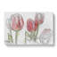 Beautiful Pink Tulips in Abstract - Wrapped Canvas-55313865