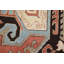 Tapis oriental en laine médaillon Kazak 8 x 11
