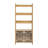 Versatile Pet-Friendly Ladder Bookcase with Stylish Storage Options