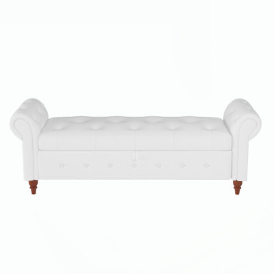 Modern Upholstered Storage Bench