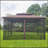 13x10 Outdoor Patio Gazebo Canopy Tent With Ventilated Double Roof And Mosquito net(Detachable Mesh Screen On All Sides)-112385237