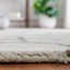 Tapis gris en laine touffeté à la main Chanler-1836680350