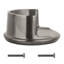 Brixwell BXB22162G10 Armoire de cuisine de forme oblongue à poignée coupelle 3 po nickel satiné d'un centre à l'autre