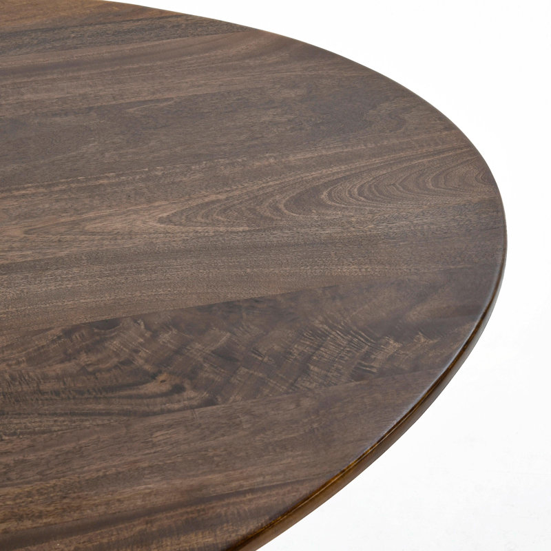Oval Solid Wood Dining Table