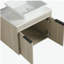 Ensemble de meuble-lavabo mural 24 po avec lavabo en céramique-120102467