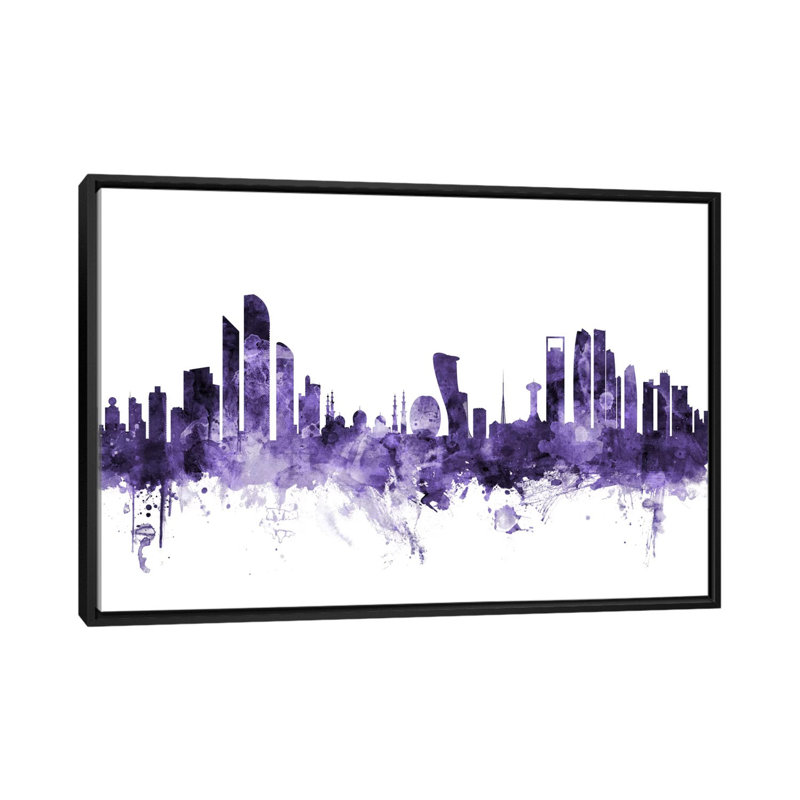 « abu dhabi horizon » par michael tompsett, reproduction d’impression sur toile tendue, H 32 po x l 48 po x P 1,5 po