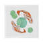 Leopard Koi Jaune Hemstitch 22" Linen/Cotton Napkin-50817804