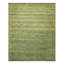 Tapis vert uni moderne et contemporain tissé à la main 8 x 10 po 8 x 10