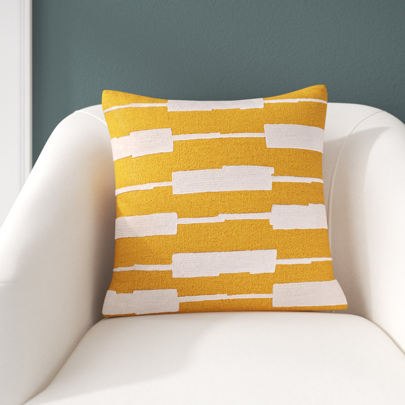 Jason Wu Maize Pillow Cover & Insert, 22" x 22", Pillow Cover Only - No Insert