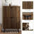 Walnut Hidden Shoe Cabinet