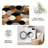 1PC Geometric Overlapping Oval Neutral Tone Pattern area rugs for Living Room, Soft and Comfortable, Suitable for all seasons, easy-to-maintain, machine washable Indoor floor mat, Under Table Farmhouse suitable for dining table, home entryway,...-1410143099