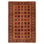 Tapis brun clair 6 pi 7 po x 9 pi 10 po Teimani