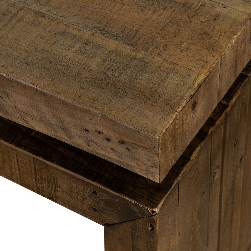 Matthes Solid Wood Console Table, Sierra Rustic Natural, 30.75" H x 60" W x 15" D