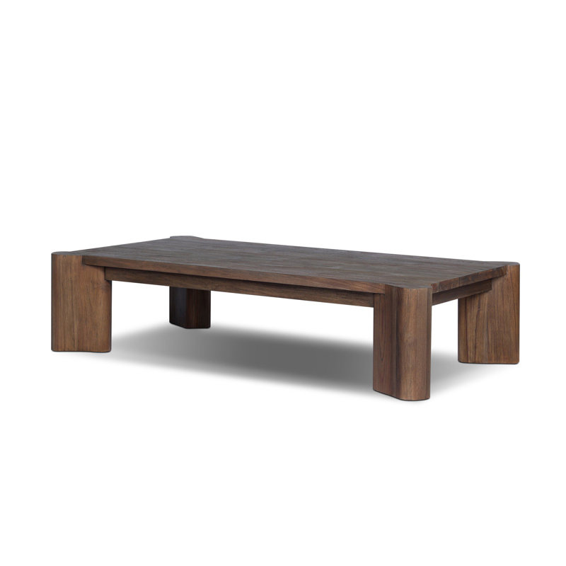 Soho Outdoor Coffee Table-Stained Saddle Brown
