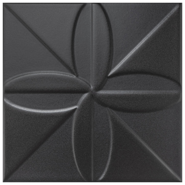 Triplex Series 8" x 8" Ceramic Patterned Wall Tile