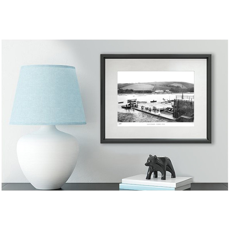 Salcombe, Ferry 1922 by Francis Frith - Single Picture Frame Print, 40cm H x 50cm W x 2.3cm D