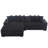 Compression Modular L-Shaped Corduroy Sofa-918805609-910395743