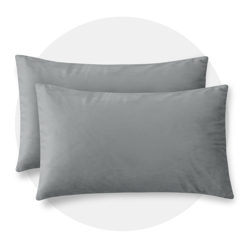 Reversible Pillow Cover, Gray