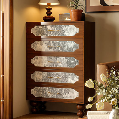 American style vintage decorative drawers cabinet
