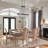 Alexia 6 - Light Wagon Wheel Chandelier