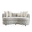 Iniko Beige Boucle Sofa W/6 Pillows