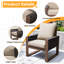 Chaise en osier de bois avec coussins-108804216