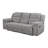 3-piece Chenille Upholstered Reclining Sofa Set Grey