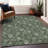 Premium Machine Washable Prisco Olive Rug-407930522