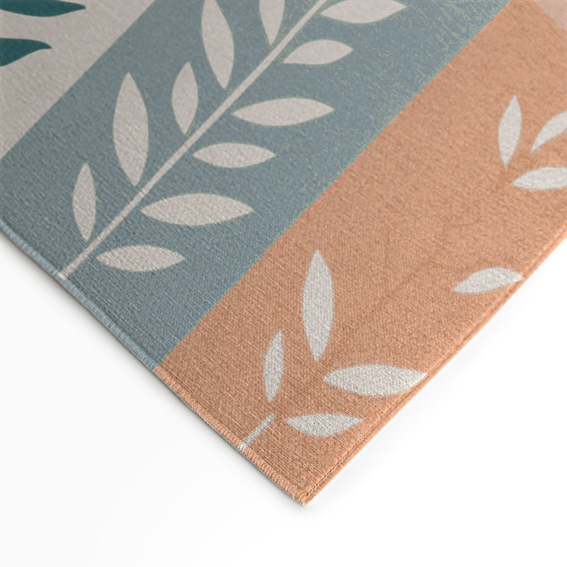 Forest Mosaic Indoor And Outdoor Area Rug, Rectangle 8' x 10'
