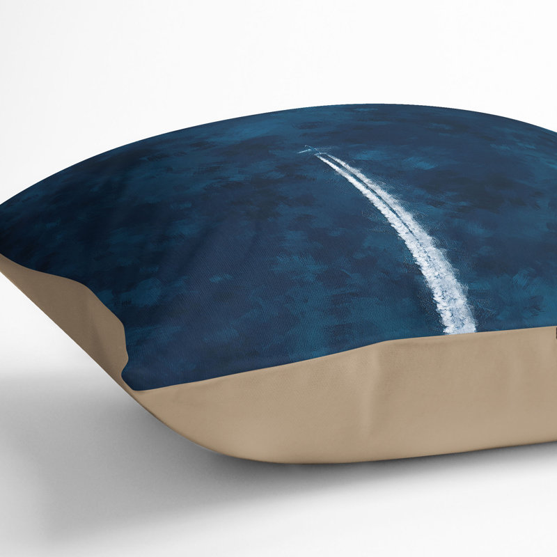 Square Throw Cushion, 40cm H x 40cm W x 15cm D, Stone