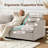 73” Wide Upholstered Sofa  for Living Room Large Chenille Sofa with 2 Thick Pillows-831911476