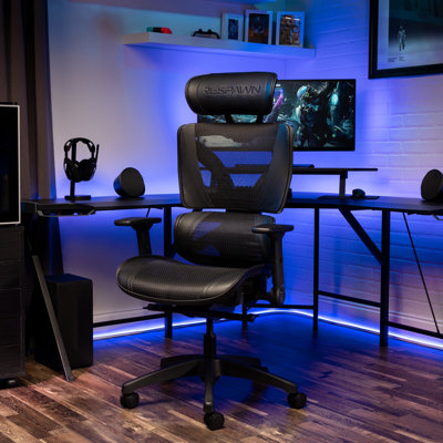 RESPAWN SPECTER Ergonomic Mesh Office Chair - High Back Computer Chair, Gaming Chair, Desk Chair with Adjustable Lumbar Support/Armrests/Headrest, Gam