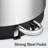 Steel Step On Kitchen Trash Can - 8 Gallons