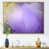 Toile avec cadre flottant brun