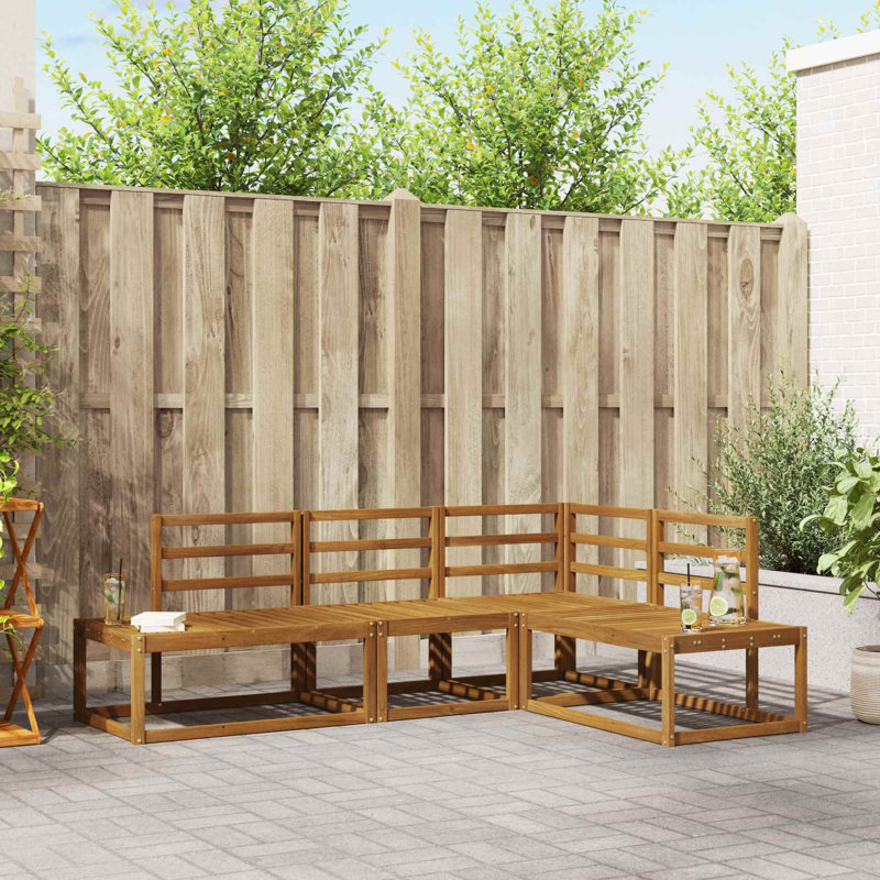 213.5cm Wide Patio Sectional Set