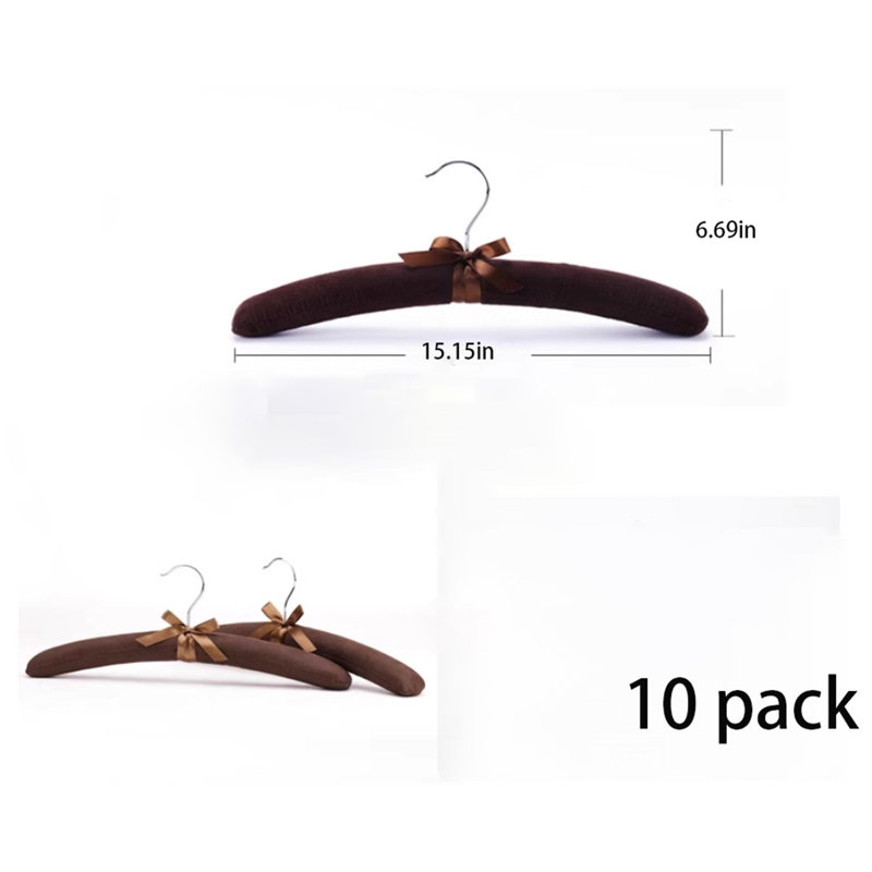 Cintre en tissu antidérapant pour robe / chandail / chandail Nykee, 10