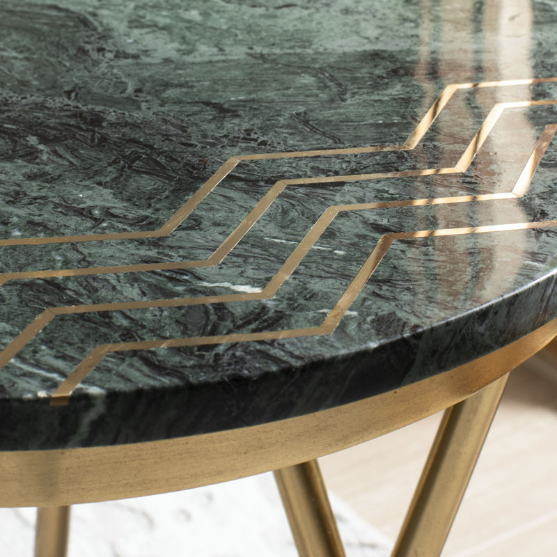 Marble Top End Table