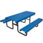 Outdoor Picnic Table , 72 " W 73 " D