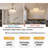 42Inch 4 - Blade Modern Retractable Clear Crystal Ceiling Fan LED Light With Remote Control