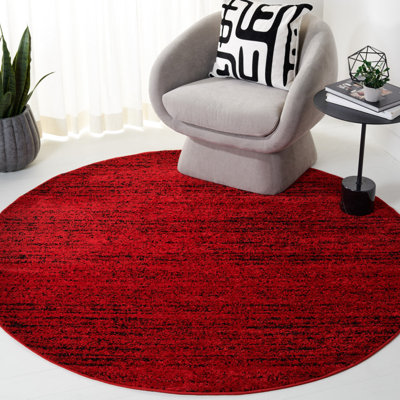 Riebe Red/Black Area Rug