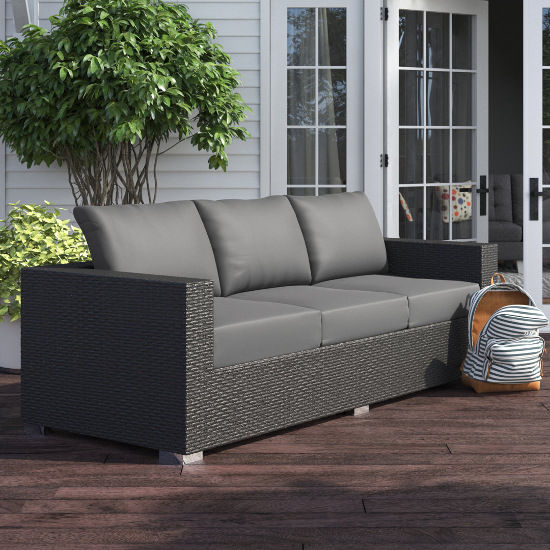 Modway Stopover Outdoor Patio Sunbrella Sofa Modway Cushion 