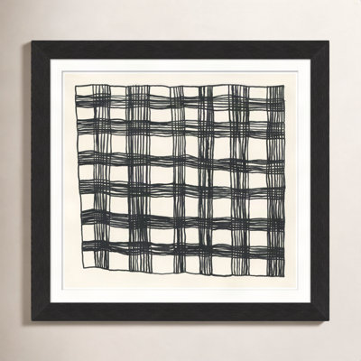Susan Hable "Plaid" Painting