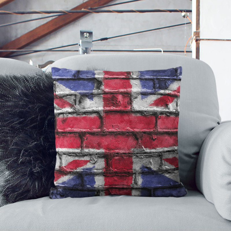 Square Throw Cushion, 55cm H x 55cm W x 20cm D