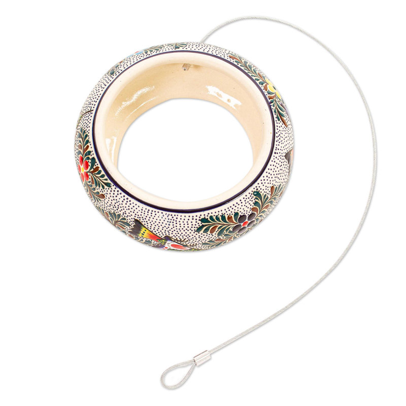  Handmade Feeding Circle Ceramic Bird Feeder