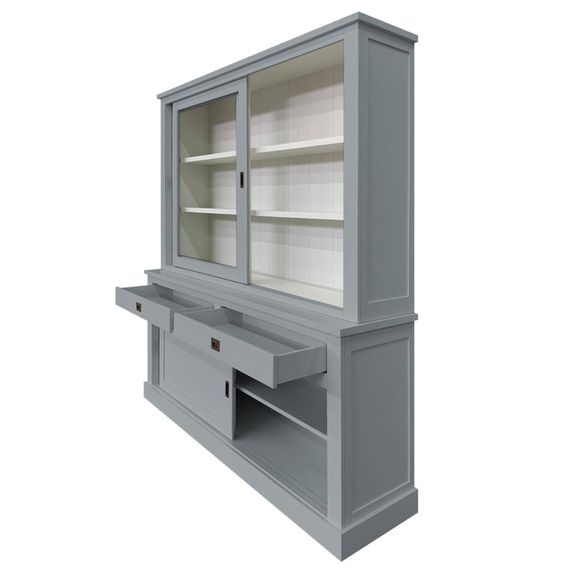 Antione Display Cabinet, Grey 